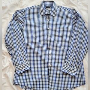 Van Heusen Long Sleeve Button Down Dress Shirt - 16-15.5 Neck, 34/35 Sleeve